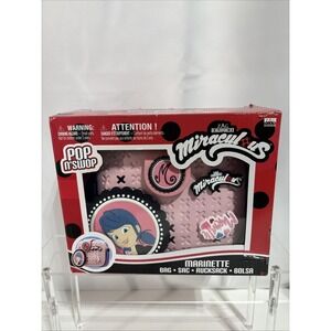 Miraculous Ladybug Pop n' Swop Purse Marinette Pink Rip In Box As Seen In Pic‎